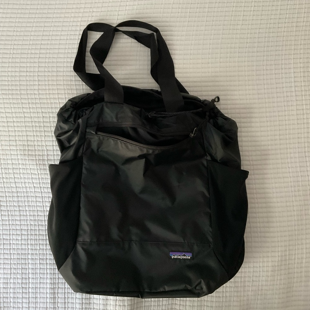Patagonia Black Convertible Tote Bag
